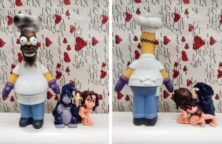 LOTE DE FIGURAS PVC MUÑECOS DISNEY