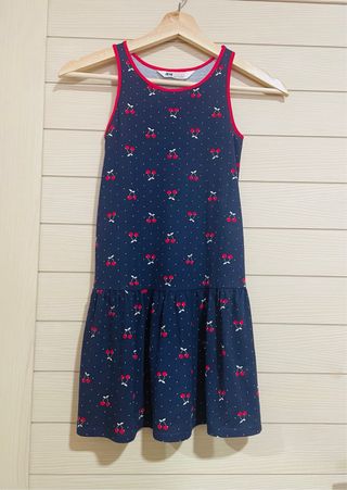 Vestido Verano Niña H&M Talla 7-8 Años