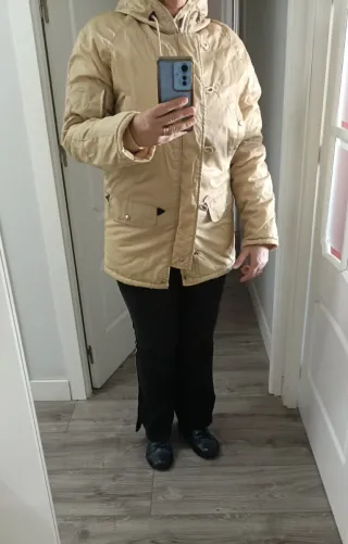Cazadora Beige con Forro