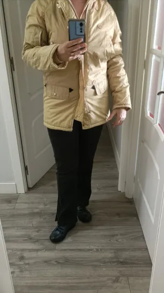 Cazadora Beige con Forro