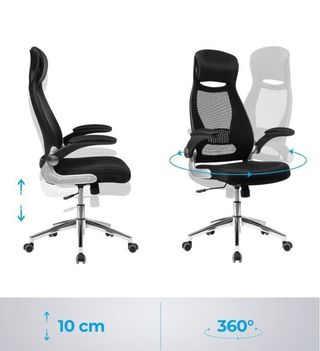 SONGMICS Silla giratoria de Oficina