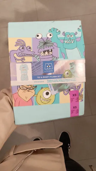 Pigiama corto Primark Monsters & Co XS