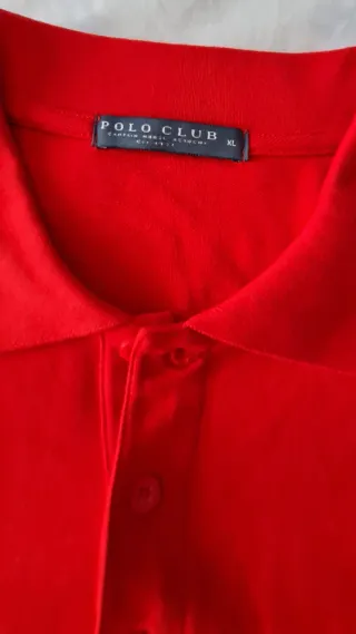 Polo club XL color rojo