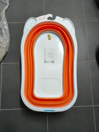 Vaschetta bagnetto pop up arancione