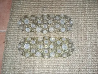 Conjunto baño metal dorado acabado en oro