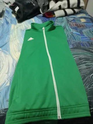 Sudadera Adidas Verde Cremallera