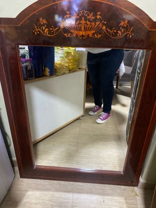 Tocador o escritorio de madera