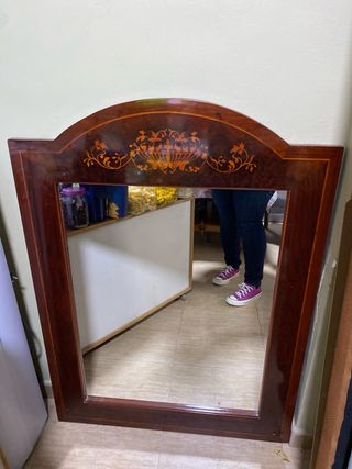 Tocador o escritorio de madera