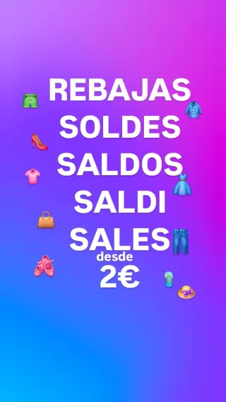 Ropa: Vestido, Falda, Shorts y Camiseta