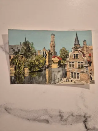 Lote postales antiguas Bélgica 1950