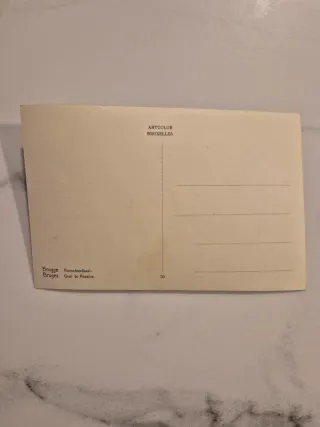 Lote postales antiguas Bélgica 1950