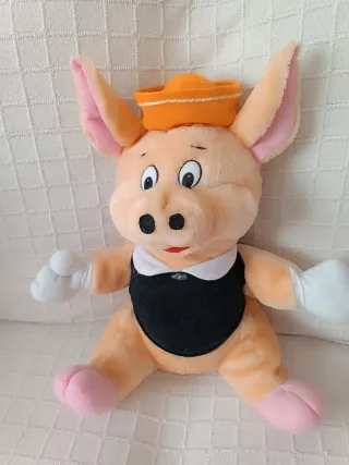 Peluche Cerdo Marinero Naranja