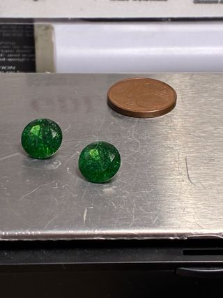 Esmeraldas Muzo Colombianas 3.10 + 3.10 = 6.20’Ct