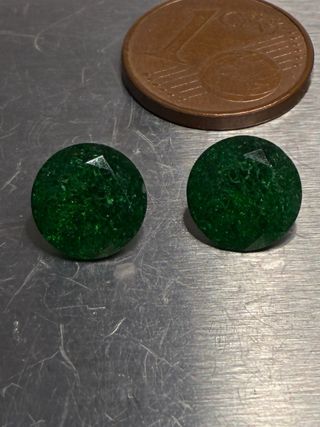 Esmeraldas Muzo Colombianas 3.10 + 3.10 = 6.20’Ct