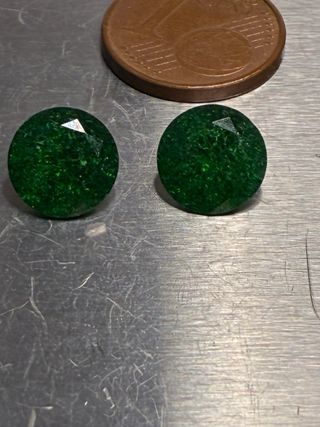 Esmeraldas Muzo Colombianas 3.10 + 3.10 = 6.20’Ct