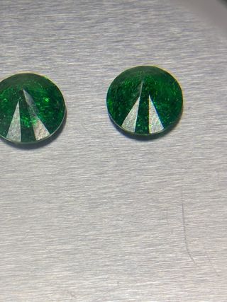 Esmeraldas Muzo Colombianas 3.10 + 3.10 = 6.20’Ct