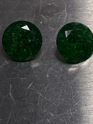 Esmeraldas Muzo Colombianas 3.10 + 3.10 = 6.20’Ct