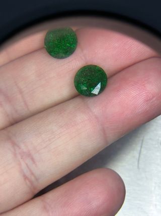 Esmeraldas Muzo Colombianas 3.10 + 3.10 = 6.20’Ct