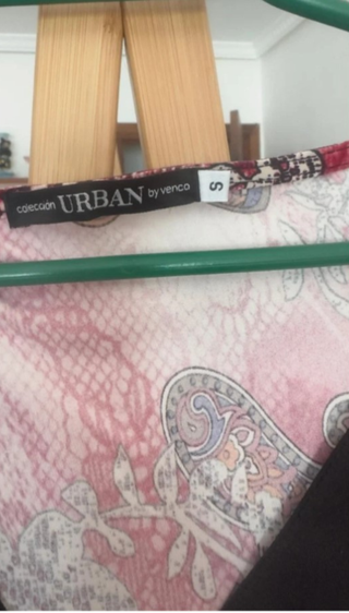 Túnica estampada multicolor