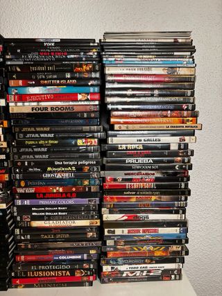Lote 176 DVD's  –Matrix, Star Wars, El Padrino