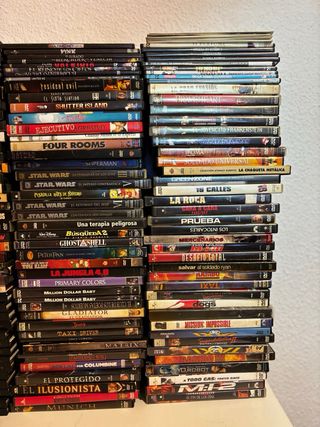 Lote 176 DVD's  –Matrix, Star Wars, El Padrino