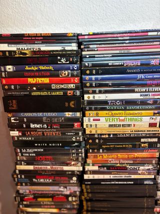 Lote 176 DVD's  –Matrix, Star Wars, El Padrino