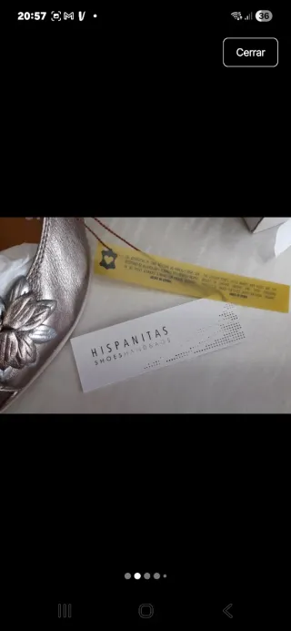 Par de zapatos mujer. Hispanitas, 37
