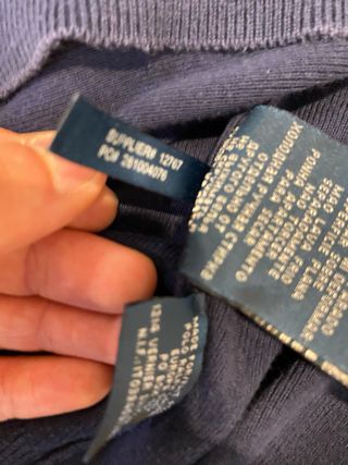 Polo Ralph Lauren Manga Larga Azul XL