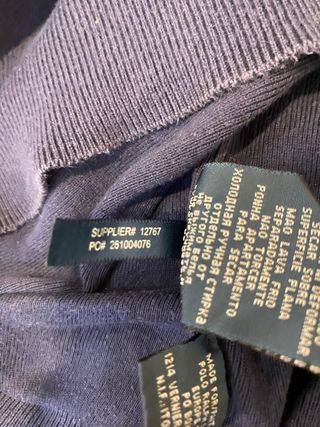 Polo Ralph Lauren Manga Larga Azul XL