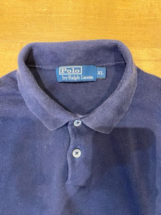 Polo Ralph Lauren Manga Larga Azul XL