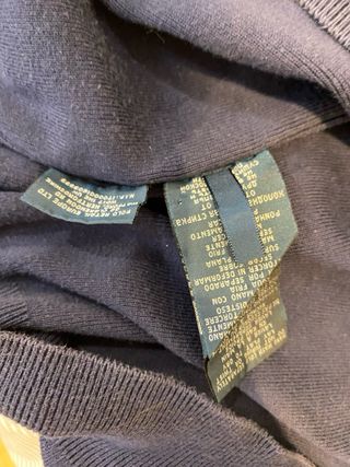 Polo Ralph Lauren Manga Larga Azul XL