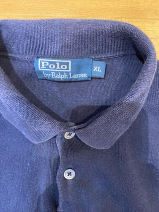 Polo Ralph Lauren Manga Larga Azul XL