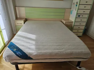 Cama articulada 135x190 cm con colchón