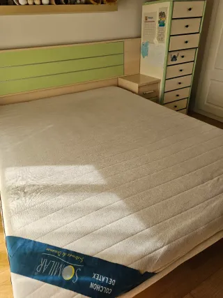 Cama articulada 135x190 cm con colchón