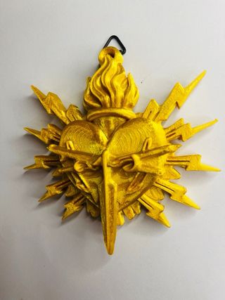 Sacro Cuore Decorazione Murale Giallo