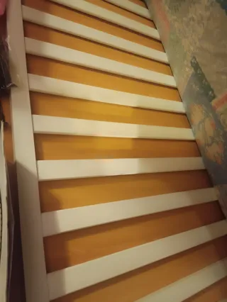 Cuna colecho abatible madera con colchón