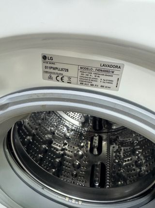 Lavadora LG ThinQ 8kg Steam