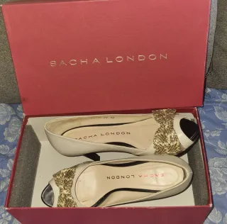Zapatos Sacha London Beige Talla 38