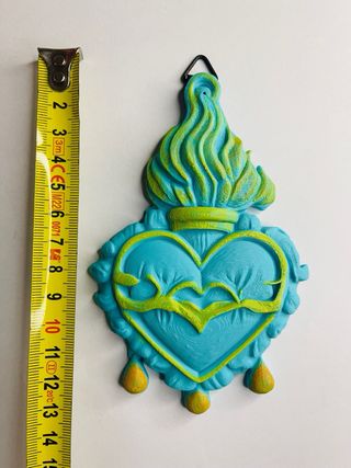 Decorazione Sacro Cuore da parete artigianale