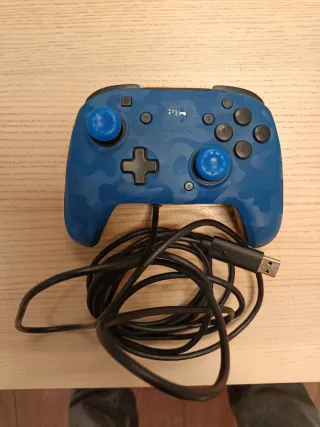 Mando pro switch azul