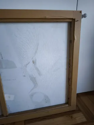 Cuadro al olea abstracto multicolor 94x 64 cm