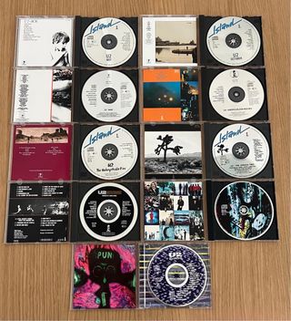 U2 Lote 9x CD Pop Rock Boy Joshua Rattle Achtung
