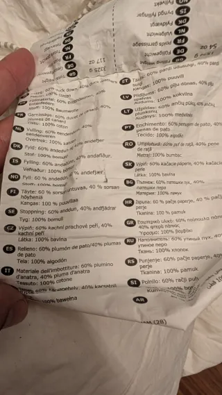 Relleno nórdico Ikea king size Ikea