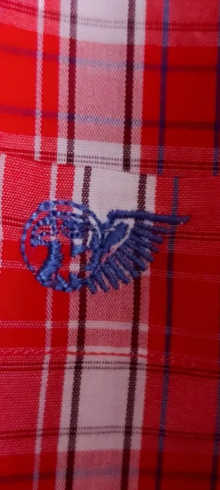 Camicia CARRERA uomo tg. L a quadri rossa