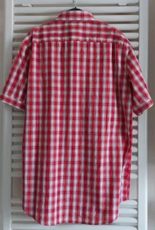 Camicia CARRERA uomo tg. L a quadri rossa