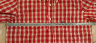 Camicia CARRERA uomo tg. L a quadri rossa