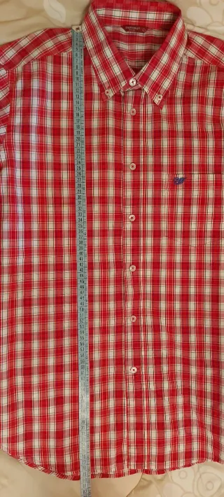 Camicia CARRERA uomo tg. L a quadri rossa