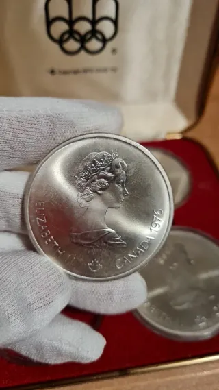 Juego Monedas Plata Olimpiadas Montreal 1976