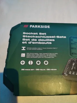 Set de llaves de vaso Parkside 36 piezas