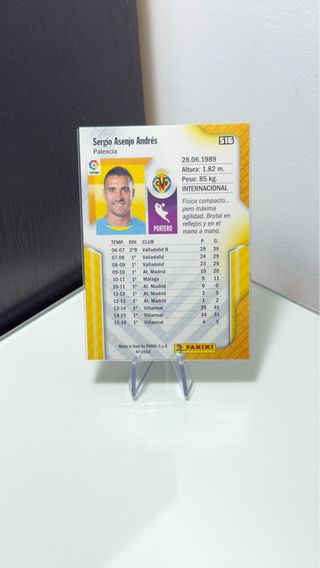 Cromo de fútbol Sergio Asenjo - Villarreal